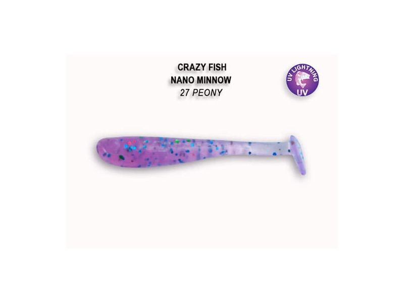 Силиконовые приманки Crazy Fish Nano minnow 2.2" 22-55-27-6