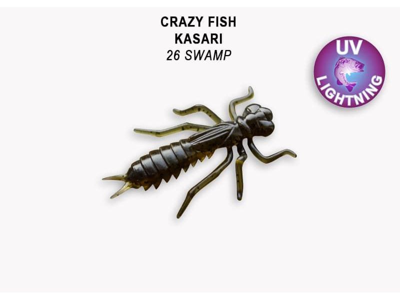 Силиконовые приманки Crazy Fish Kasari 1" 52-27-26-7-F