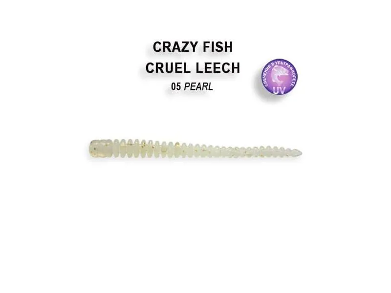Силиконовые приманки Crazy Fish Cruel leech 2.2" 8-55-5-1