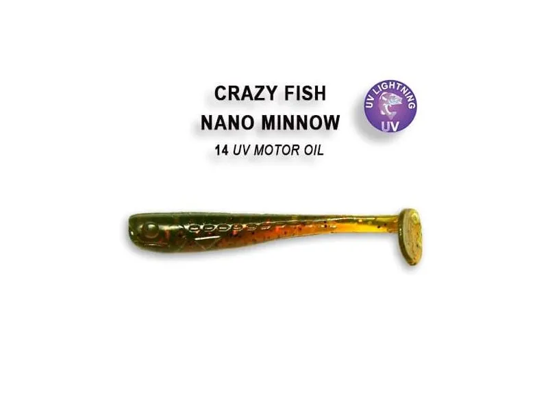Силиконовые приманки Crazy Fish Nano minnow 1.6" 6-40-14-6