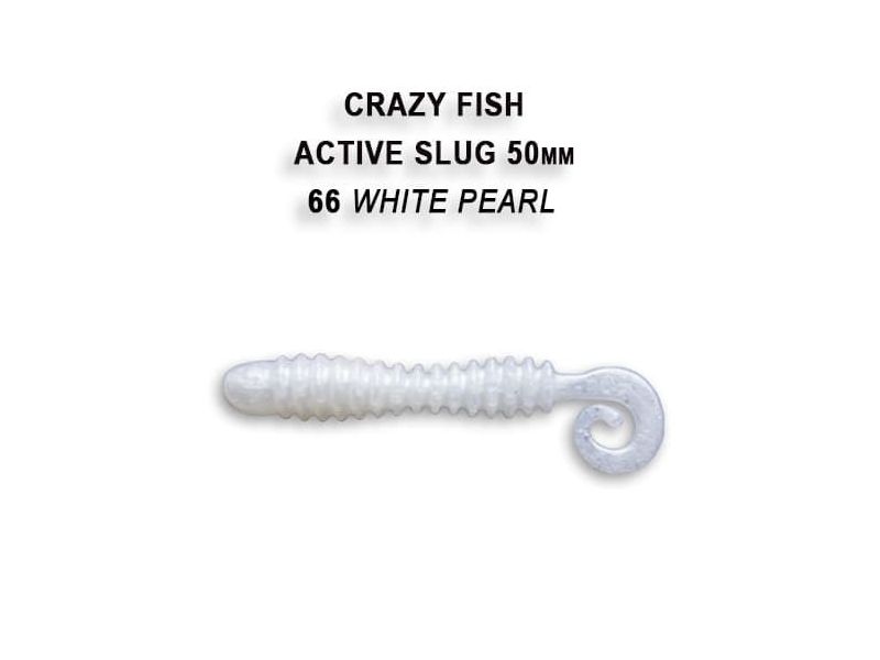 Силиконовая приманка Crazy Fish Active slug 2" 29-50-66-6