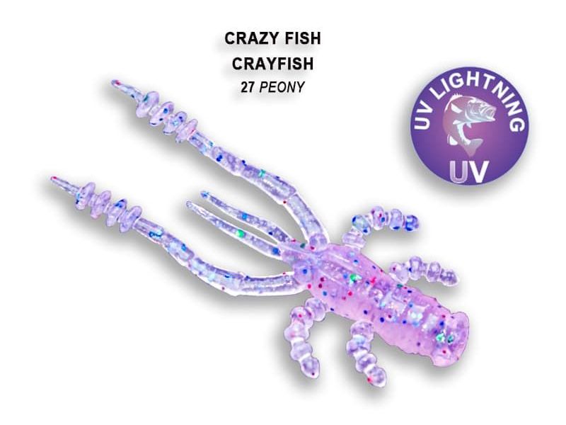 Силиконовые приманки Crazy Fish Crayfish 1.8" 26-45-27-6