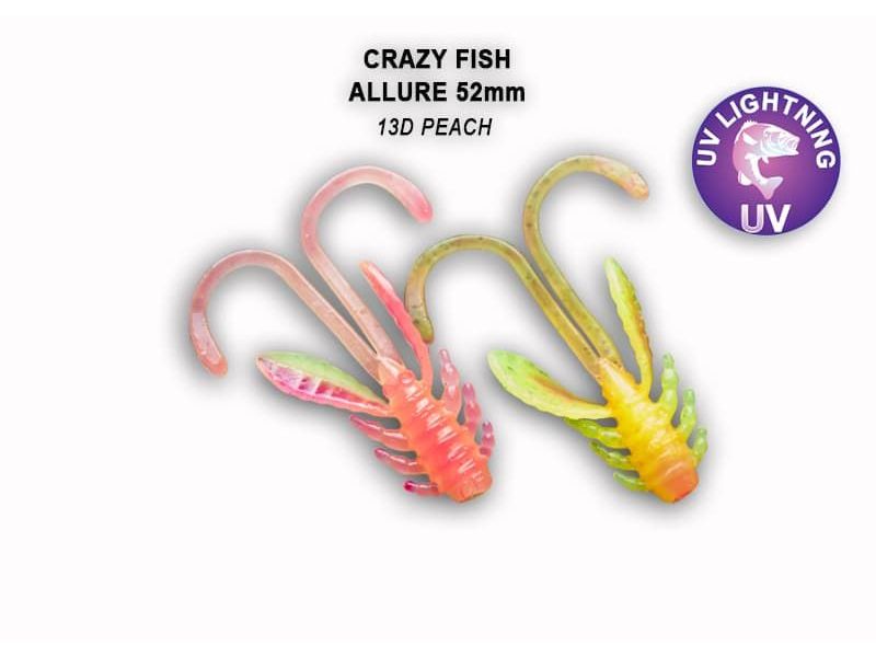Силиконовые приманки Crazy Fish Allure 2" 47-52-13d-6