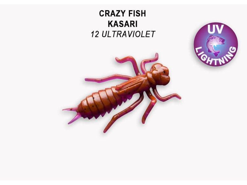 Силиконовые приманки Crazy Fish Kasari 1.6" 51-40-12-7-F