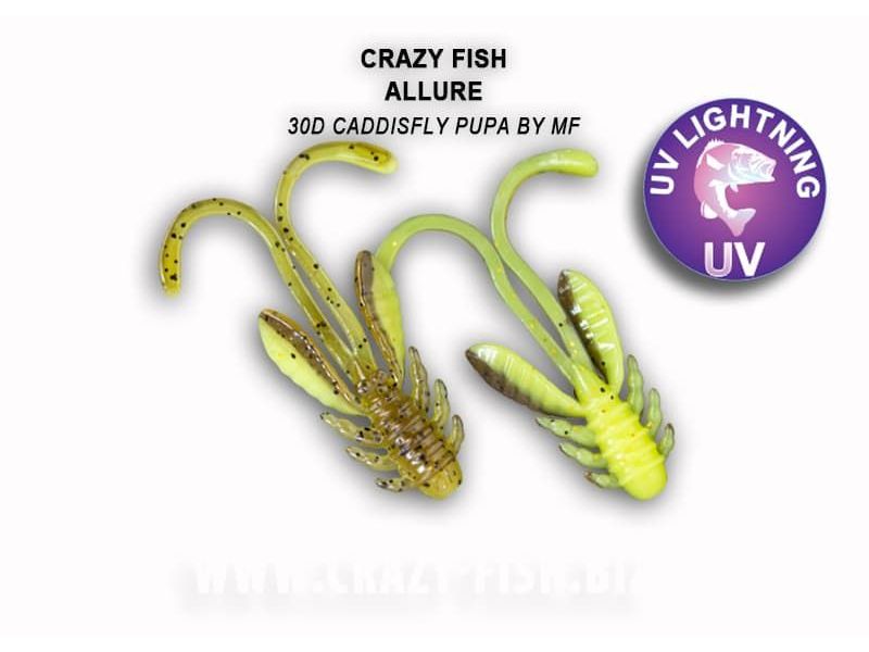Силиконовые приманки Crazy Fish Allure 1.6" 23-40-30d-6
