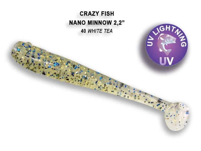 Силиконовые приманки Crazy Fish Nano minnow 2.2" 22-55-40-6