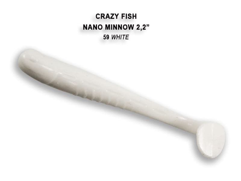 Силиконовые приманки Crazy Fish Nano minnow 2.2" 22-55-59-6