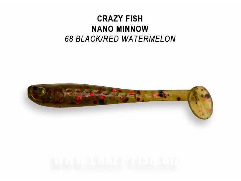 Силиконовые приманки Crazy Fish Nano minnow 2.2" 22-55-68-6