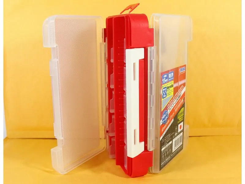 Коробка Meiho Rungun Case 1010W-1 RED двусторонняя с неопреном 175х105х38мм