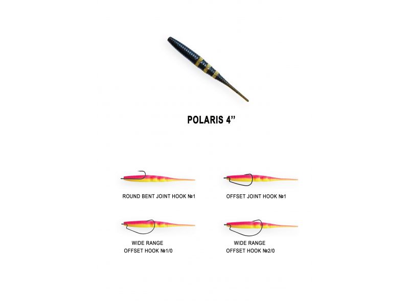 Силиконовые приманки Crazy Fish Polaris 4" 38-100-3d-6-F недорого в интернет магазине Spinningist Life