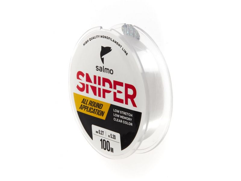 Леска монофильная Salmo Sniper Clear 100/027