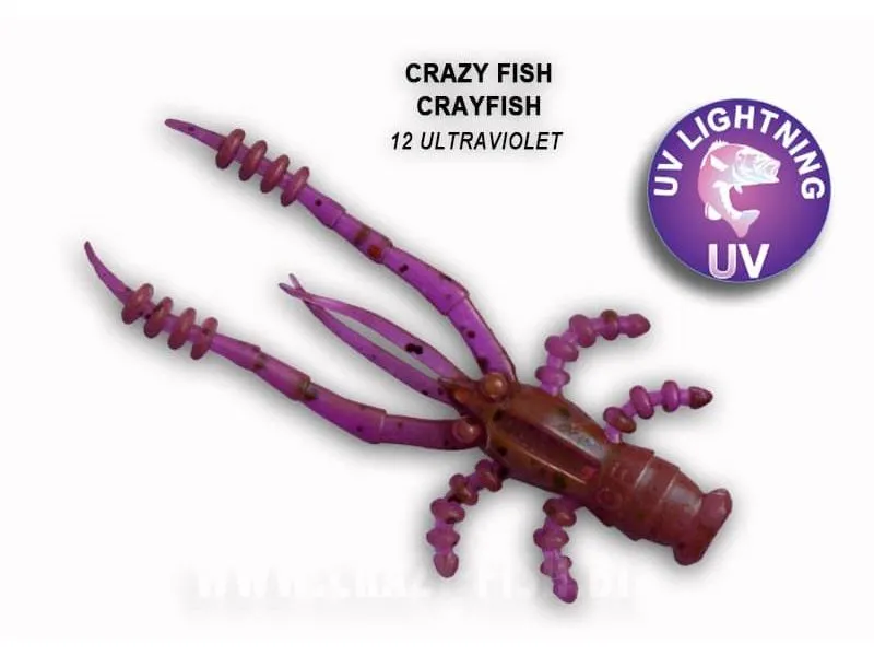 Силиконовые приманки Crazy Fish Crayfish 1.8" 26-45-12-6