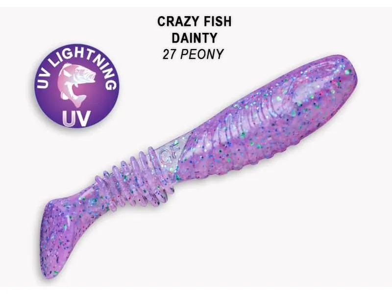 Силиконовые приманки Crazy Fish Dainty 3.3" 25-85-27-6