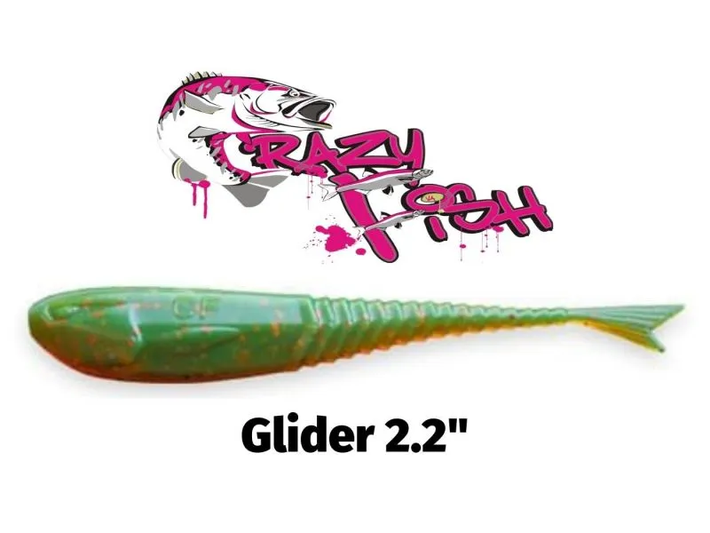 Силиконовые приманки Crazy Fish Glider 2.2" 35-55-16d-6