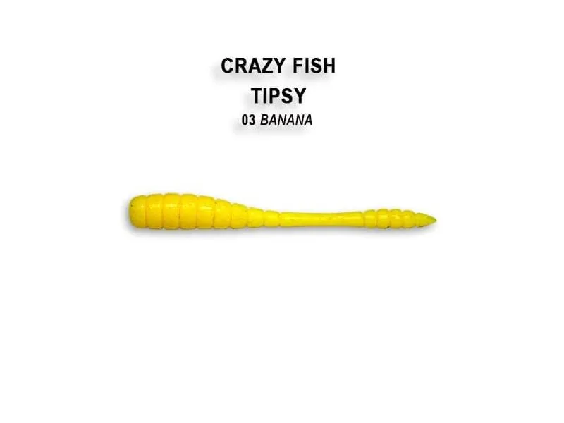 Силиконовые приманки Crazy Fish Tipsy 2" 9-50-3-4