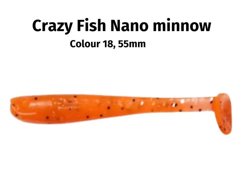 Силиконовые приманки Crazy Fish Nano minnow 2.2" 22-55-18-6