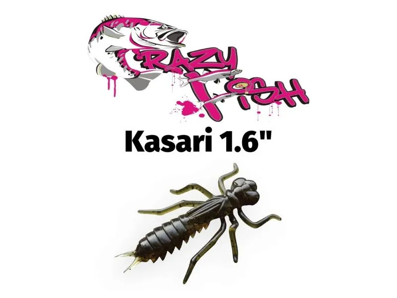 Силиконовые приманки Crazy Fish Kasari 1.6" 51-40-M2-7-FS