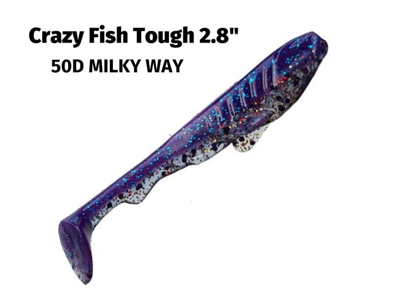 Силиконовые приманки Crazy Fish Tough 2.8" 59-70-50d-6