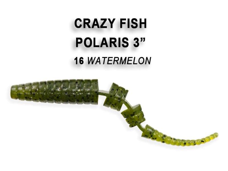 Силиконовая приманка Crazy Fish Polaris 3" 24-68-16-4