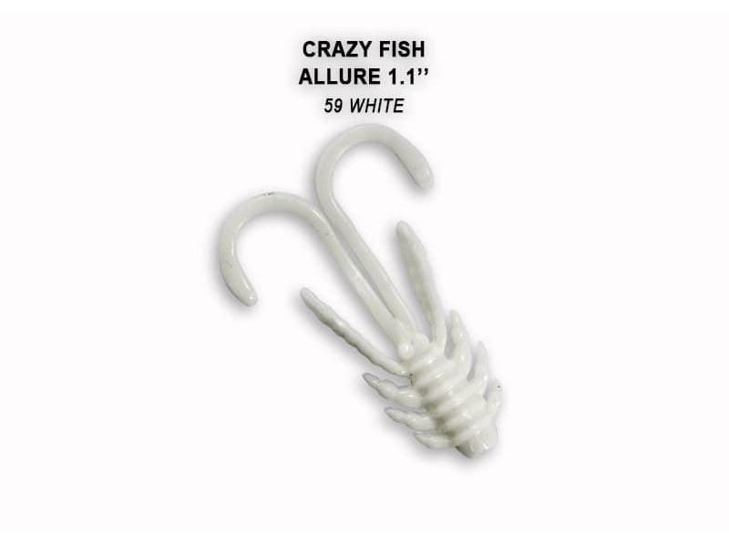 Силиконовые приманки Crazy Fish Allure 1.1" 46-27-59-6
