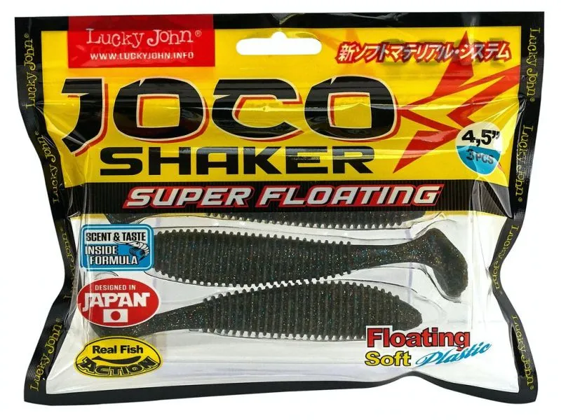 Виброхвосты съедобные LJ Pro Series Joco Shaker 4.5in(11.43)/F08 3шт