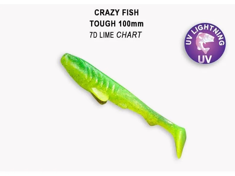 Силиконовые приманки Crazy Fish Tough 4" 48-100-7d-6