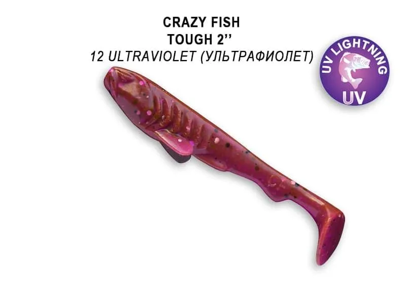 Силиконовые приманки Crazy Fish Tough 2" 71-50-12-6