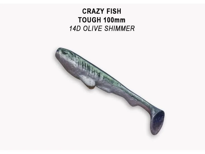 Силиконовые приманки Crazy Fish Tough 4" 48-100-14d-6
