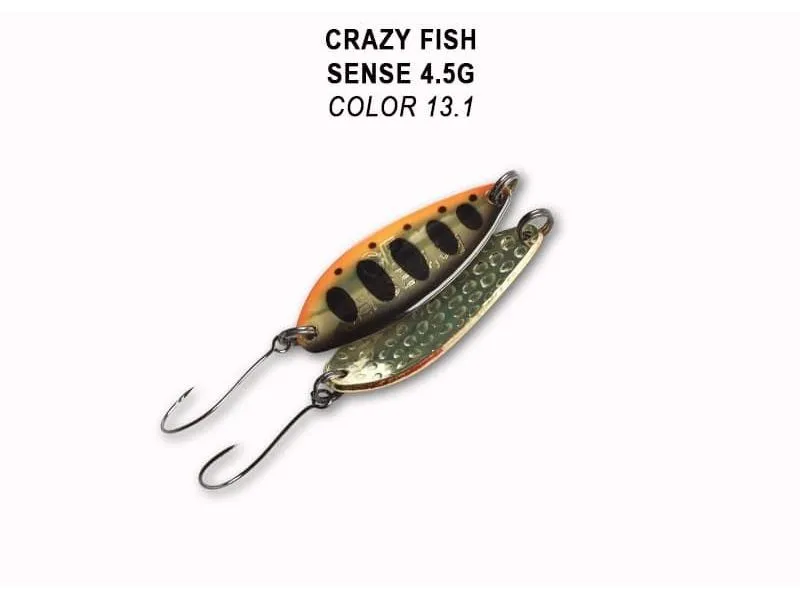 Колеблющаяся блесна Crazy Fish Sense 4.5 г #13-BGOM купить в Казани с доставкой по России в рыболовном интернет-магазине Spinningistlife