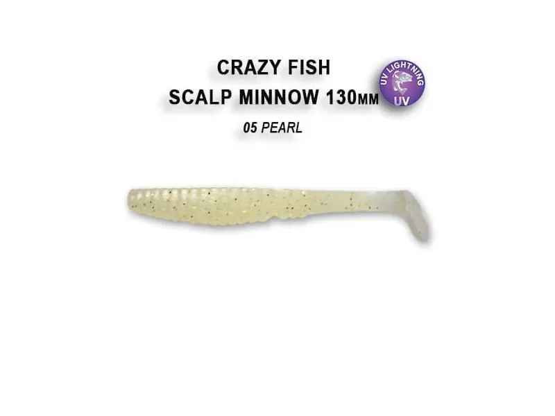 Силиконовые приманки Crazy Fish Scalp minnow 5.5" 19-130-5-4