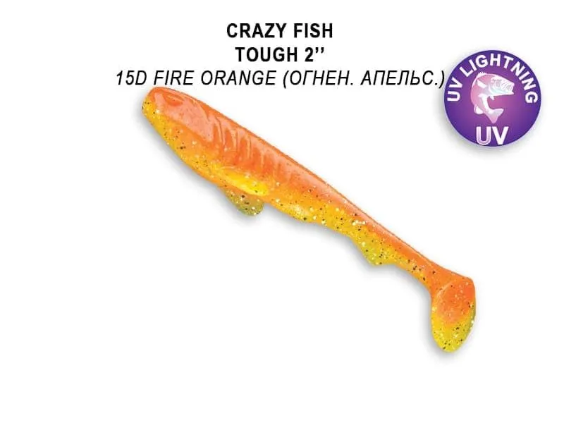 Силиконовые приманки Crazy Fish Tough 2" 71-50-15d-6