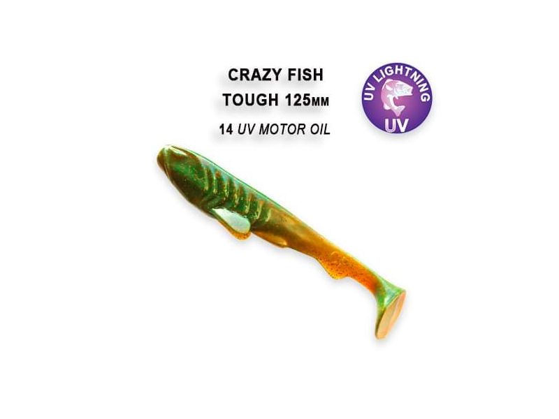 Силиконовые приманки Crazy Fish Tough 5" 28-125-14-6