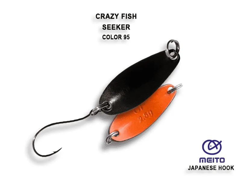 Колеблющаяся блесна Crazy Fish Seeker 2.5 г #95 купить в Казани с доставкой по России в рыболовном интернет-магазине Spinningistlife