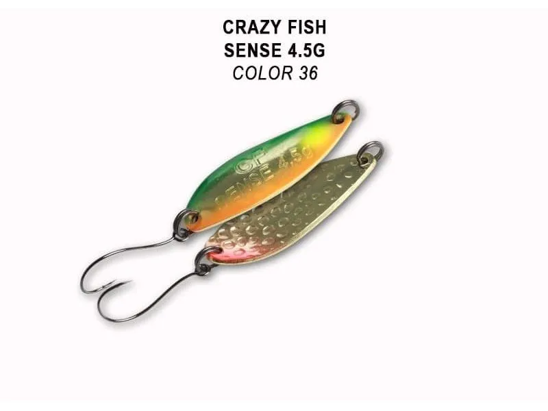 Колеблющаяся блесна Crazy Fish Sense 4.5 г #36 купить в Казани с доставкой по России в рыболовном интернет-магазине Spinningistlife