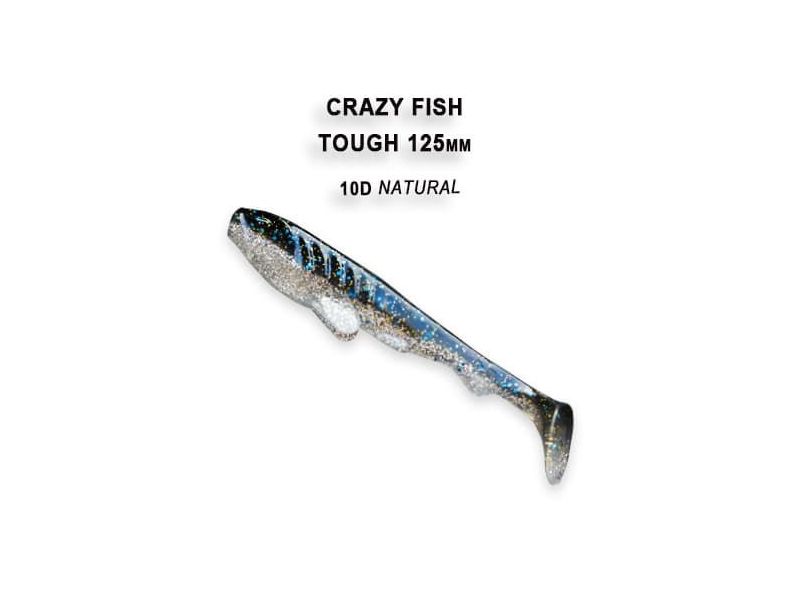 Силиконовые приманки Crazy Fish Tough 5" 28-125-10d-6