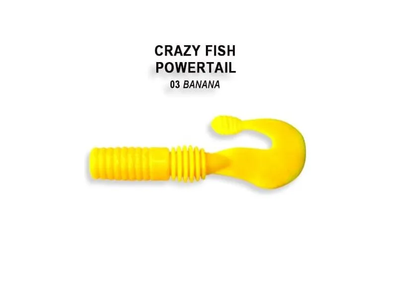 Силиконовая приманка Crazy Fish Powertail 2.8" 4-70-3-6