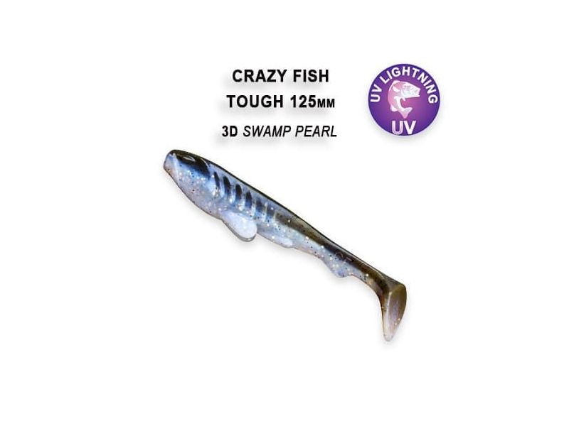 Силиконовые приманки Crazy Fish Tough 5" 28-125-3d-6