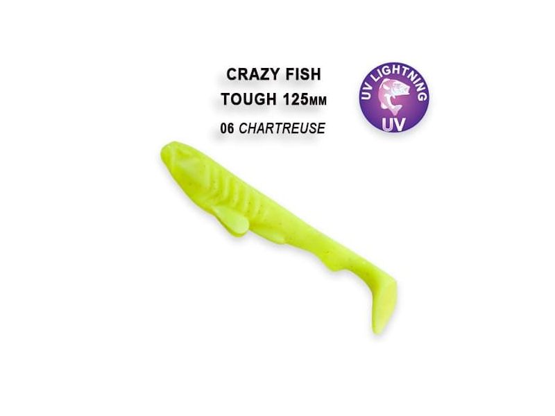 Силиконовые приманки Crazy Fish Tough 5" 28-125-6-6