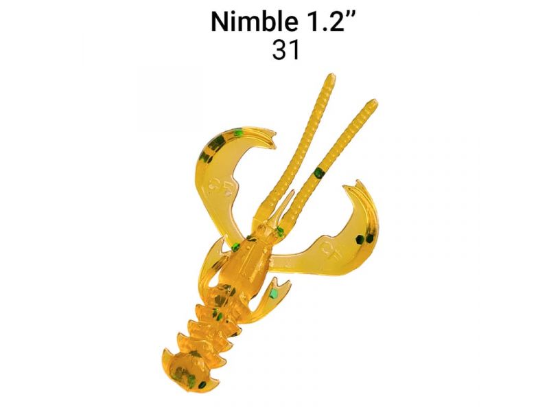 Силиконовые приманки Crazy Fish Nimble 1.2" 76-30-31-5