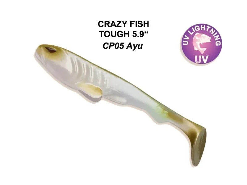 Силиконовые приманки Crazy Fish Tough 5.9" 60-150-cp05-1