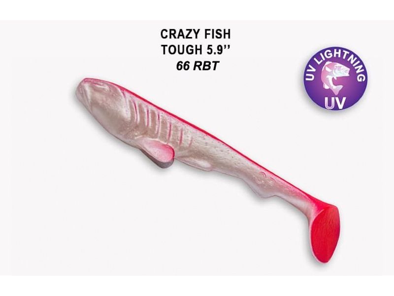 Силиконовые приманки Crazy Fish Tough 5.9" 60-150-66rbt-1