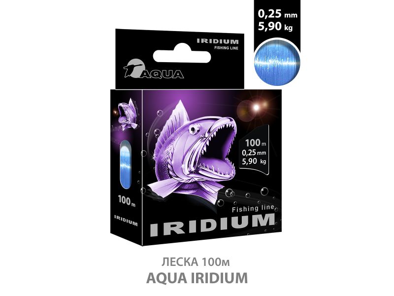 Леска Aqua NL Ultra Iridium 100m 0.25mm