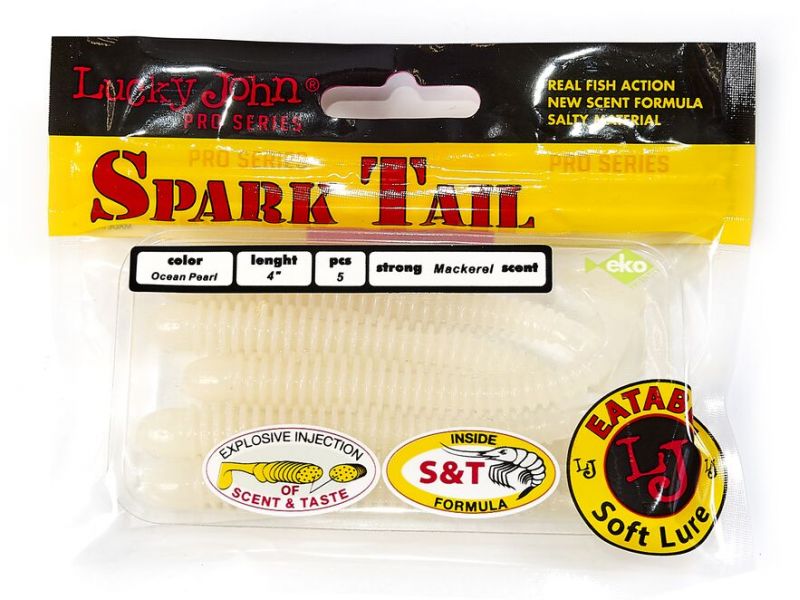 Виброхвосты съедобные LJ Pro Series Spark Tail 4,0in (10,10)/033 5шт