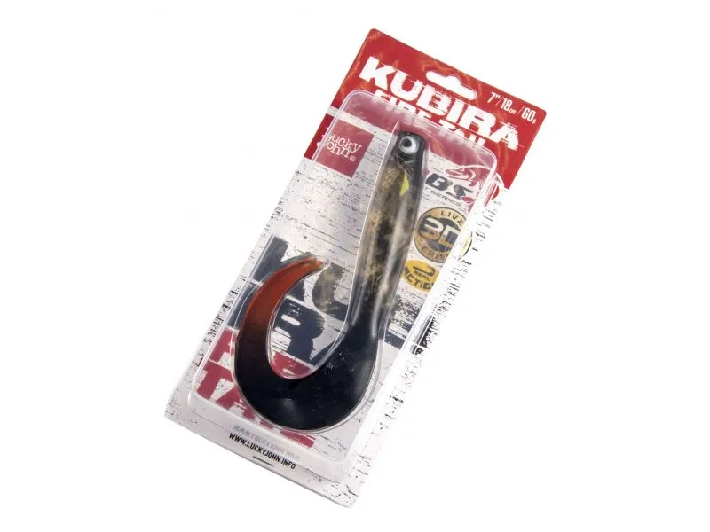 Твистеры Lucky John 3D BBS Series Kubira Fire Tail 7,0in (17,50)/PG38 1шт в интернет магазине Spinningist Life