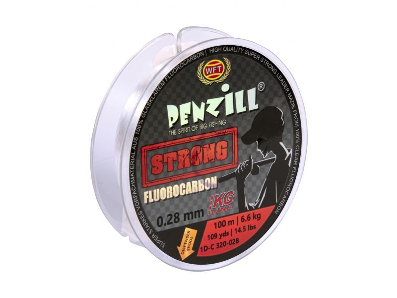 Леска монофильная WFT Penzill Fluorocarbon Strong 100/028 в интернет магазине Spinningist Life