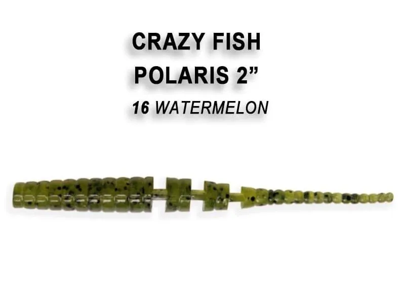 Силиконовые приманки Crazy Fish Polaris 2.2" 17-54-16-6