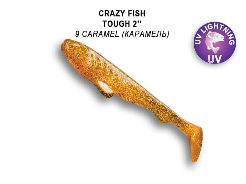 Силиконовые приманки Crazy Fish Tough 2" 71-50-9-6