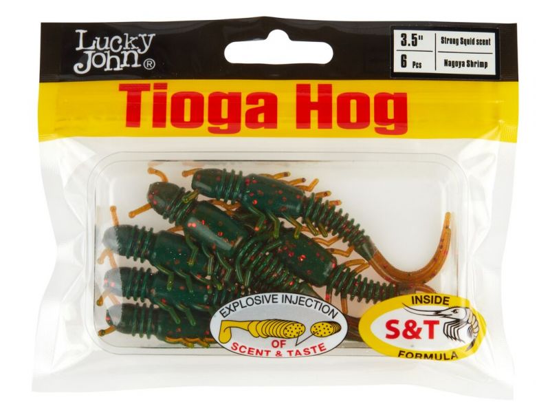 Виброхвосты Lucky John Tioga Hog 3.5 цвет 085 купить в Казани с доставкой по России в рыболовном интернет-магазине Spinningistlife