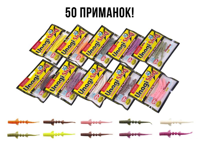 Слаги Lucky John Pro Series Unagi Slug 3.5in купить в Казани с доставкой по России в рыболовном интернет-магазине Spinningistlife