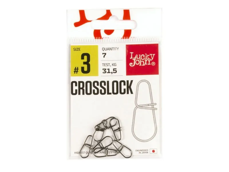 Застежки Lucky John Pro Series Crosslock купить в Казани с доставкой по России в рыболовном интернет-магазине Spinningistlife